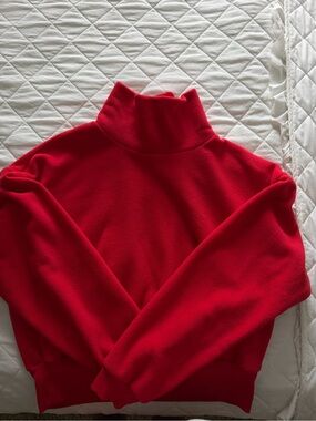 Old Navy red turtleneck/mockneck